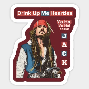 Jack Sparrow Art Sticker